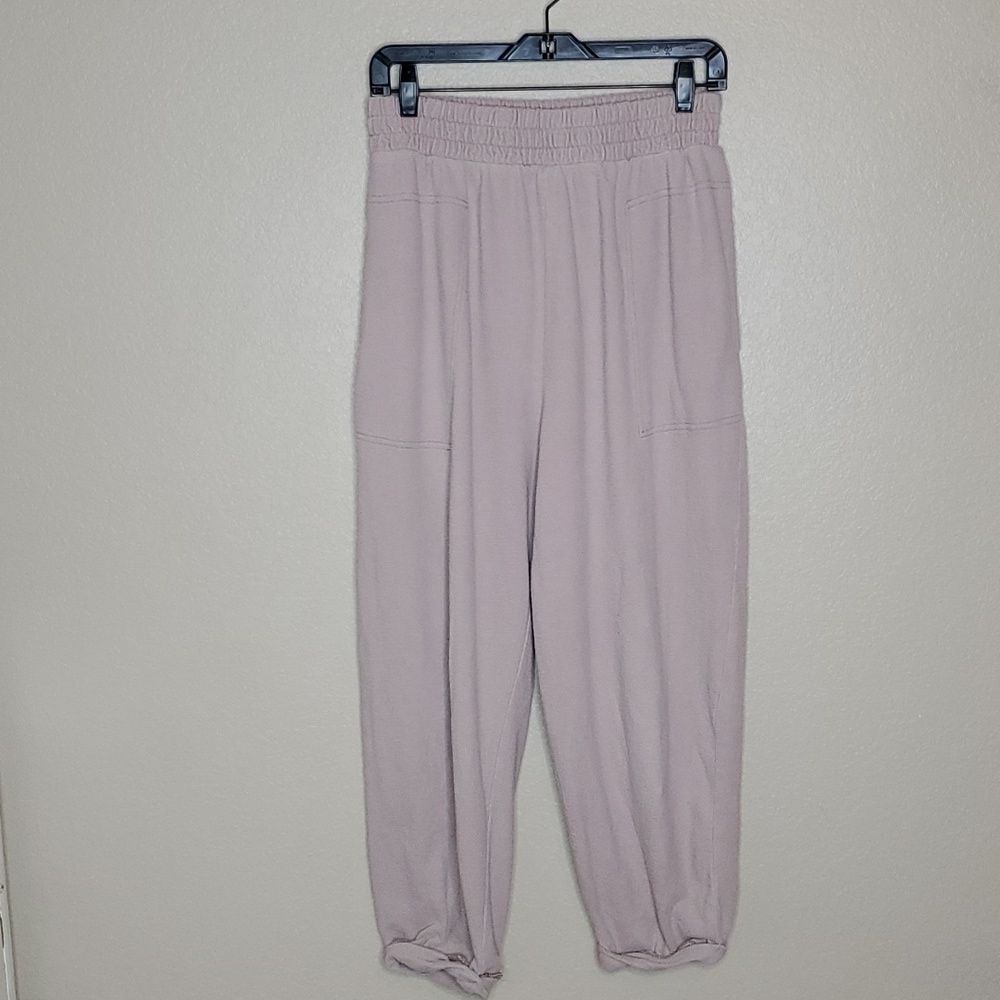 Free People Beach Small Tan/Nude Balloon jogger harem pants - Picture 2 of 10